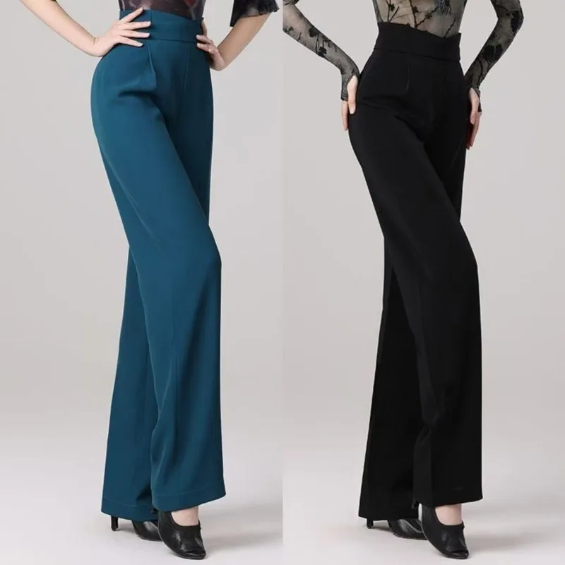 新しいハイウエストダンスパンツ痩身女性のジテウグダンスハイウエストルーズラティーナパンツ女性