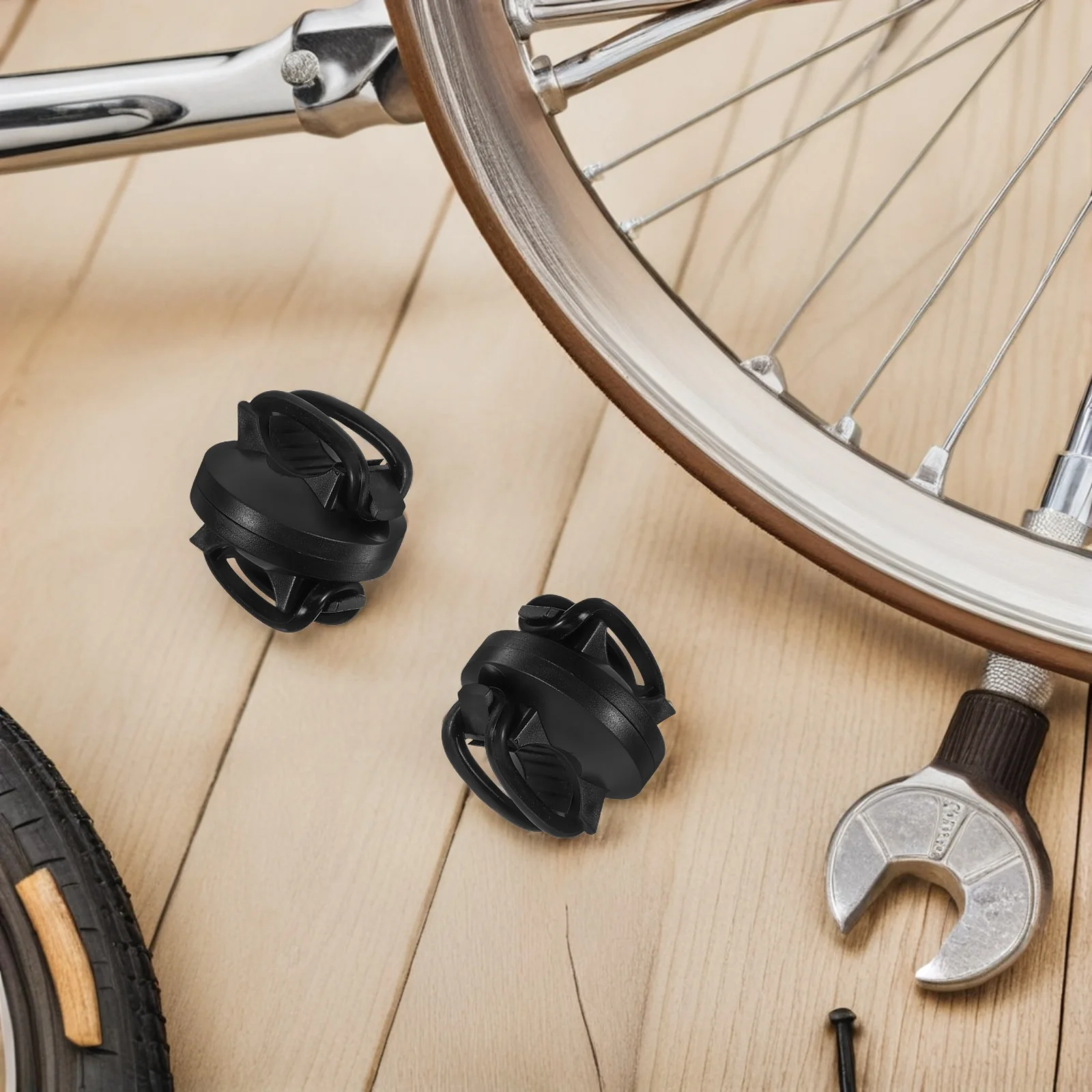 

4Pcs Adjustable Bicycle Light Mount 360 Degree Rotation Flashlight Bracket Secure Grip for Night Rides Adventures