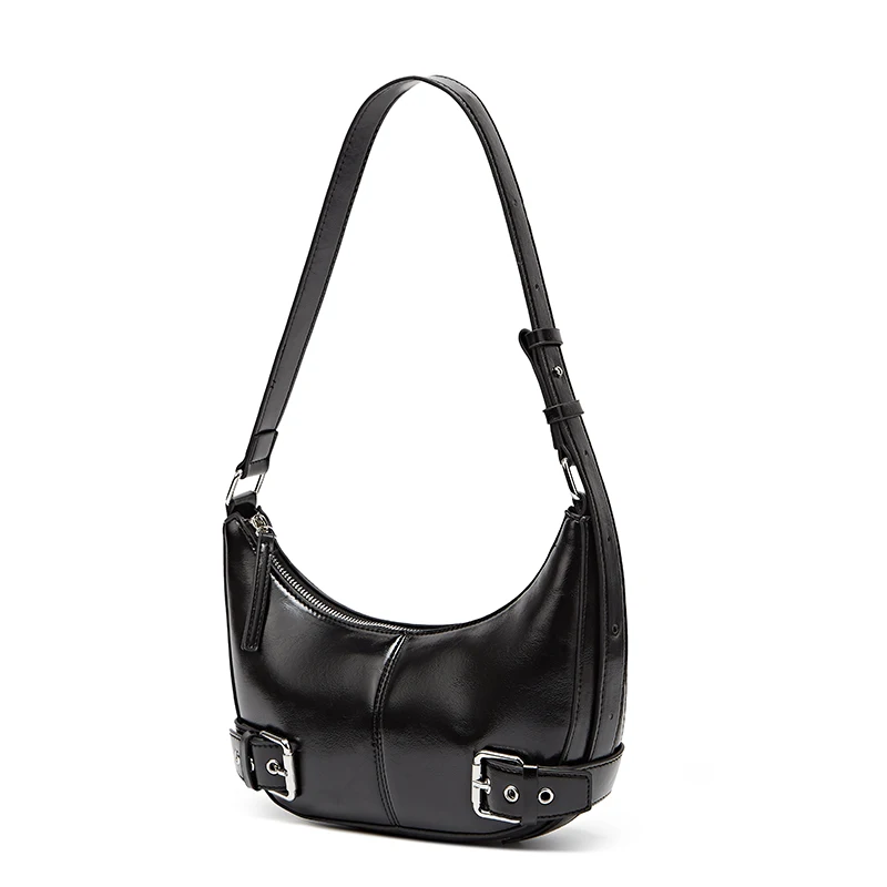 

Ladies' small handbag with a smooth PU surface and a comfortable feel, suitable for daily commuting as a single shoulder bag.