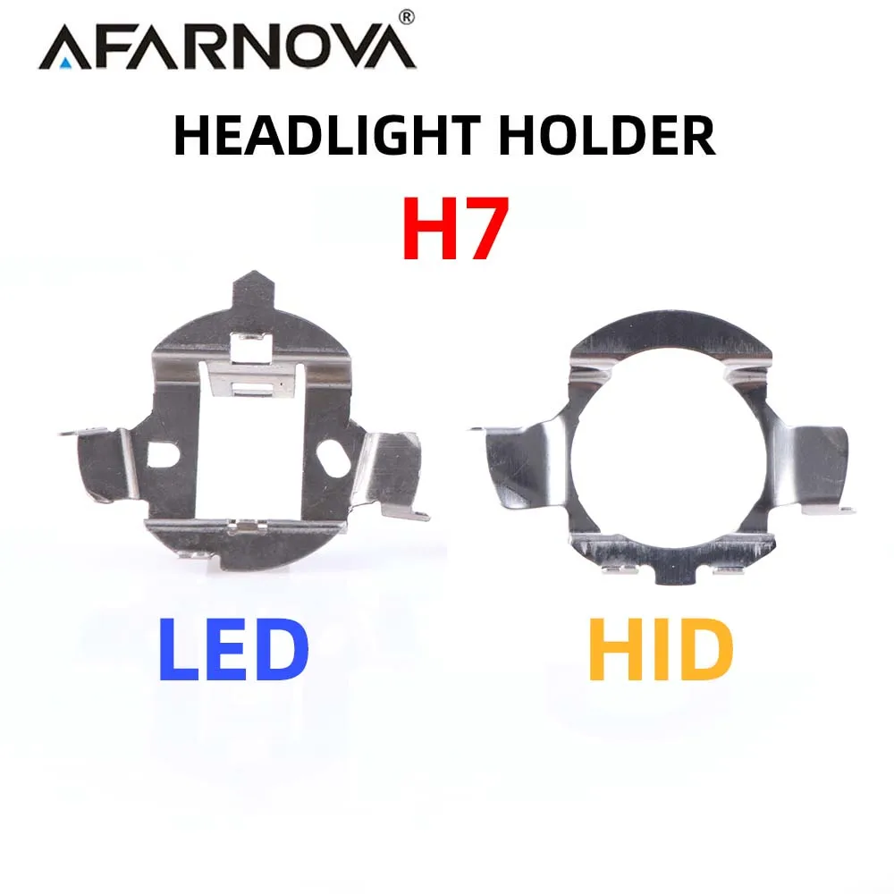 2Pcs H7 Led Car Headlight Bulb Base Holder Adapter Socket Headlamp Retainer For BMW/Audi/Benz/VW/Buick/Nissan Qashqai Magotan