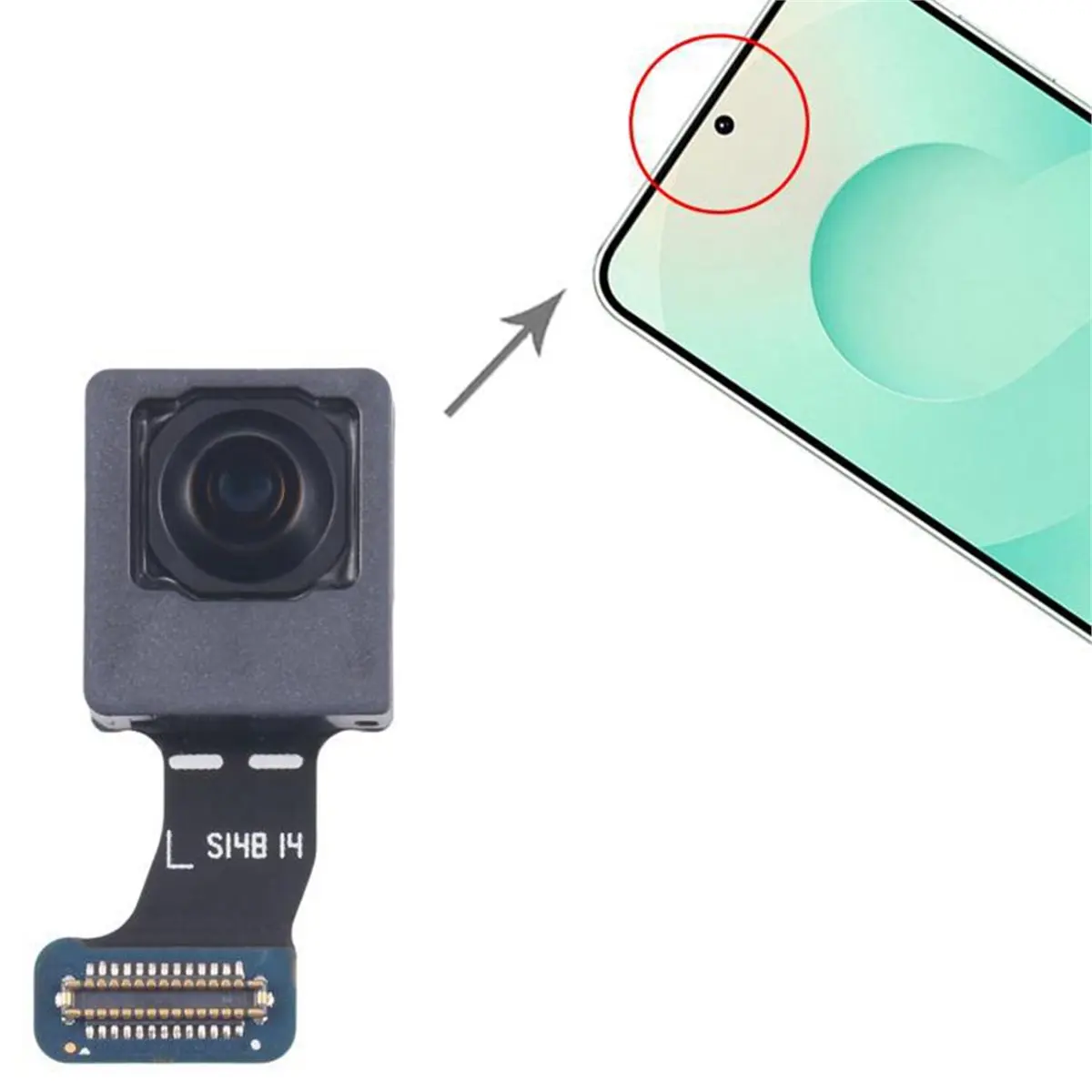 A49T Camera Replace for Galaxy S25+ / S25 Ultra SM-S936B/S938 Front Camera Repair Parts