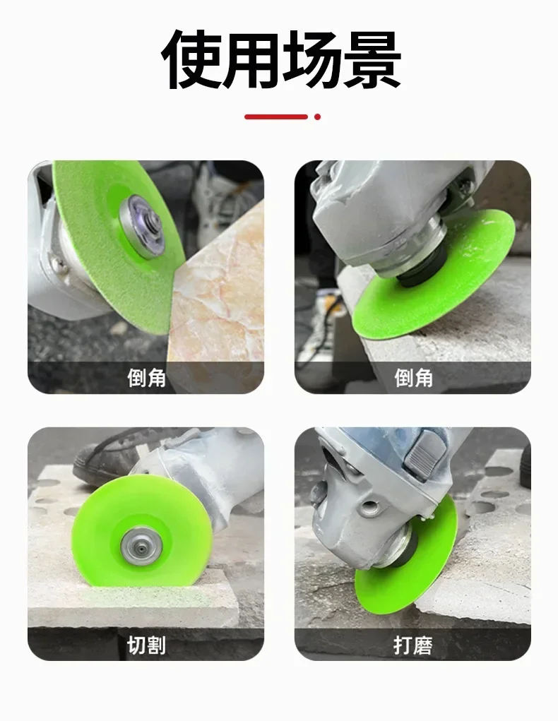 Cakram Pemotong Keramik Kaca Lebar 30Mm Pisau Pemotong Berlian Ukiran Sandin Roda Pisau Gergaji 1Mm Ultratipis untuk Penggiling Sudut