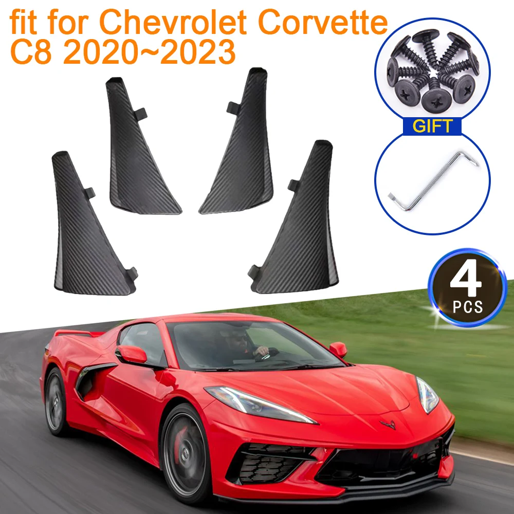 

Mudguard for GMSV Chevrolet Corvette C8 2020~2023 2021 2022 Auto Mud Flaps Splash Guards Fender Front Rear Wheel Car Accessories