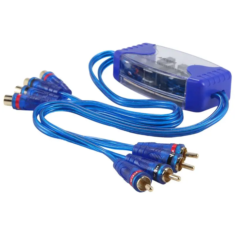 4-Channel Rca Audio Noise Filter Suppressor Ground Loop Isolator Car Stereo 50W-N31R