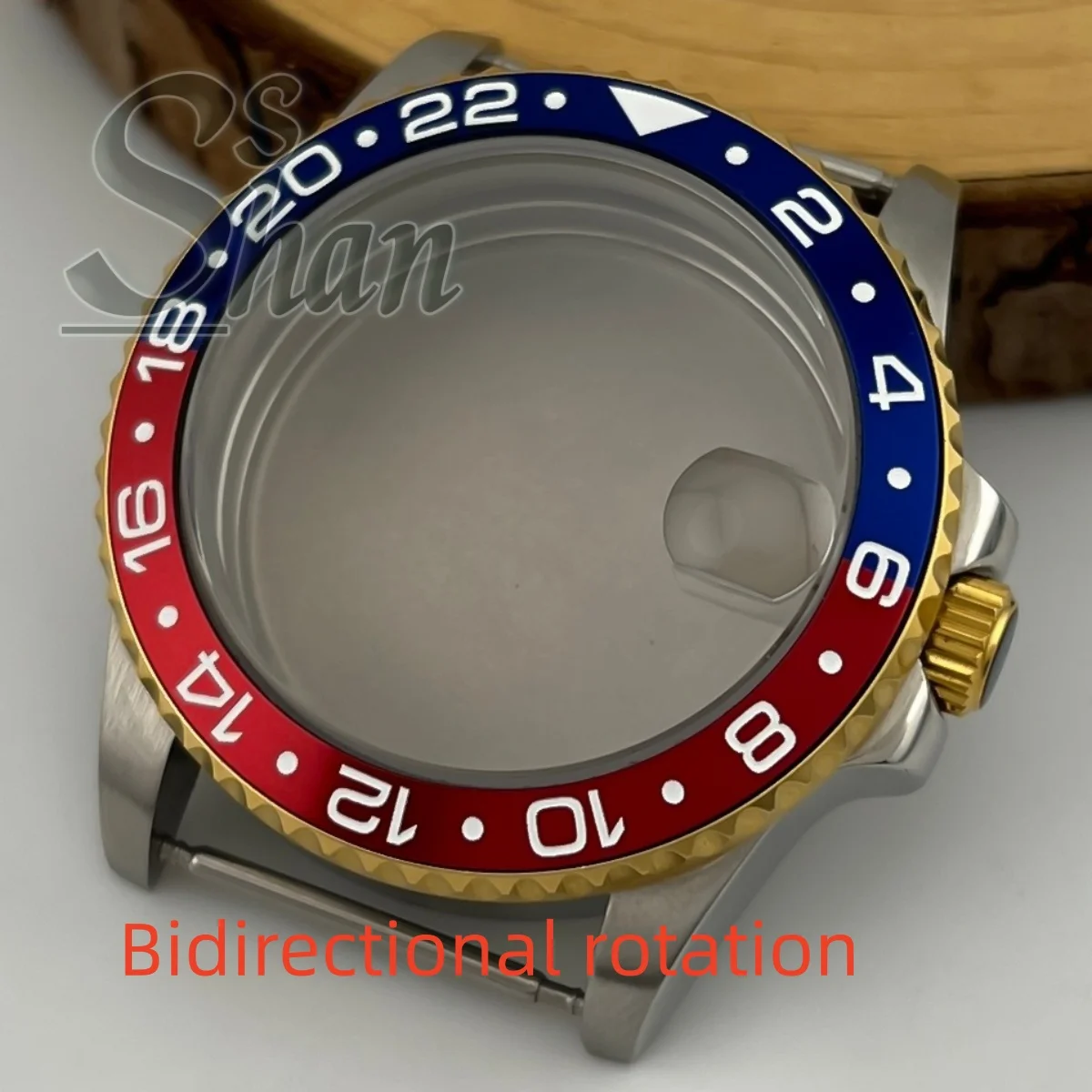 サファイアクリスタルを備えた40mmの双方向回転防水ケースは、NH35A ETA2824 DG3804 ミヤタムーブメントに適しています。