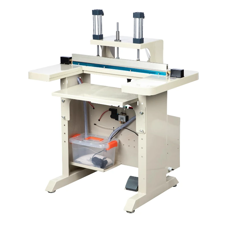 

660GSJ water-cooled pneumatic sealing machine commercial automatic M-type folding bag texture bag sealing machine