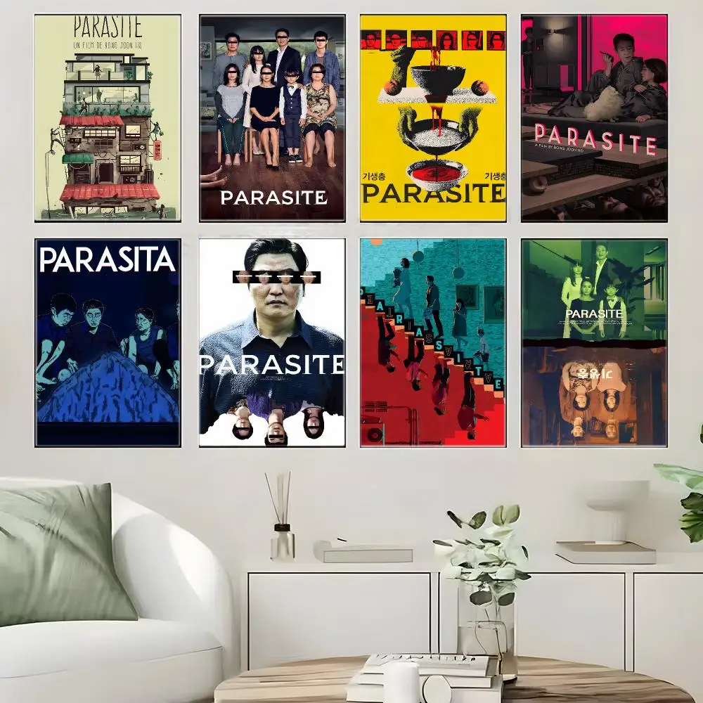 Movie P-Parasite Poster Crease Free Waterproof Durable All Space Wall Decor