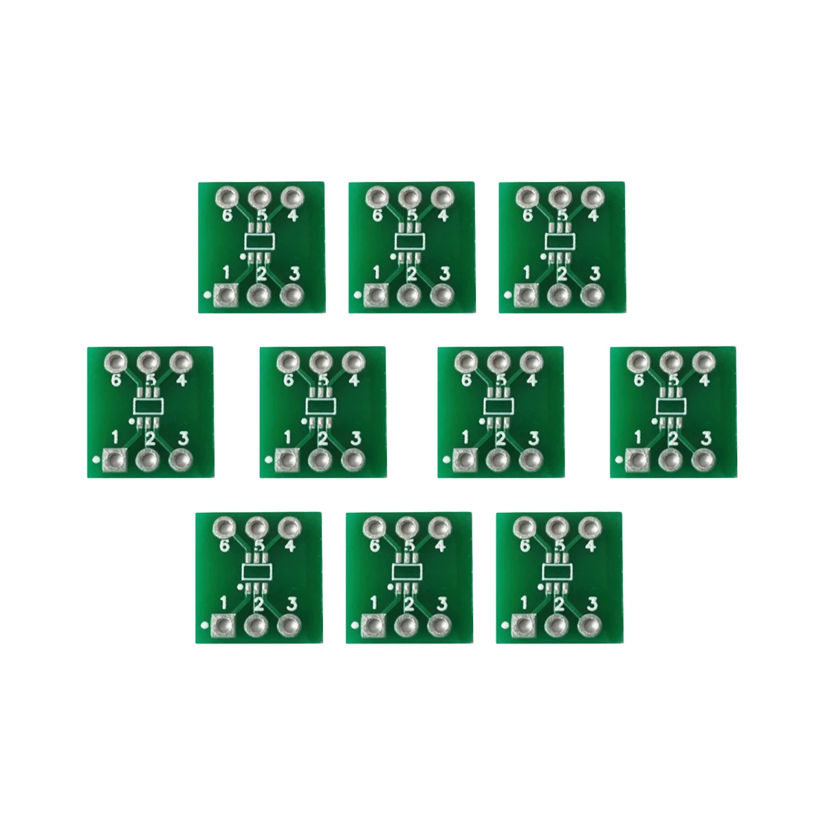 10pcs SC-70 SOT23-6 SOT23-5 Adapter Board Converter Plate Pinboard Patch SMD to DIP 0.5mm 0.65mm Spacing Transfer Board