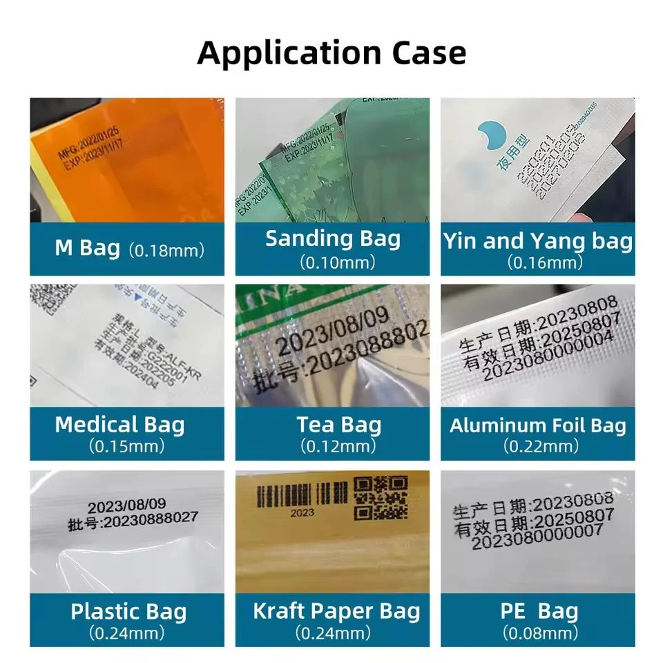 Plastic Bag Band Sealer with Expiry Date Qr Coding Continuous Sealing Machine with Inkjet Printer