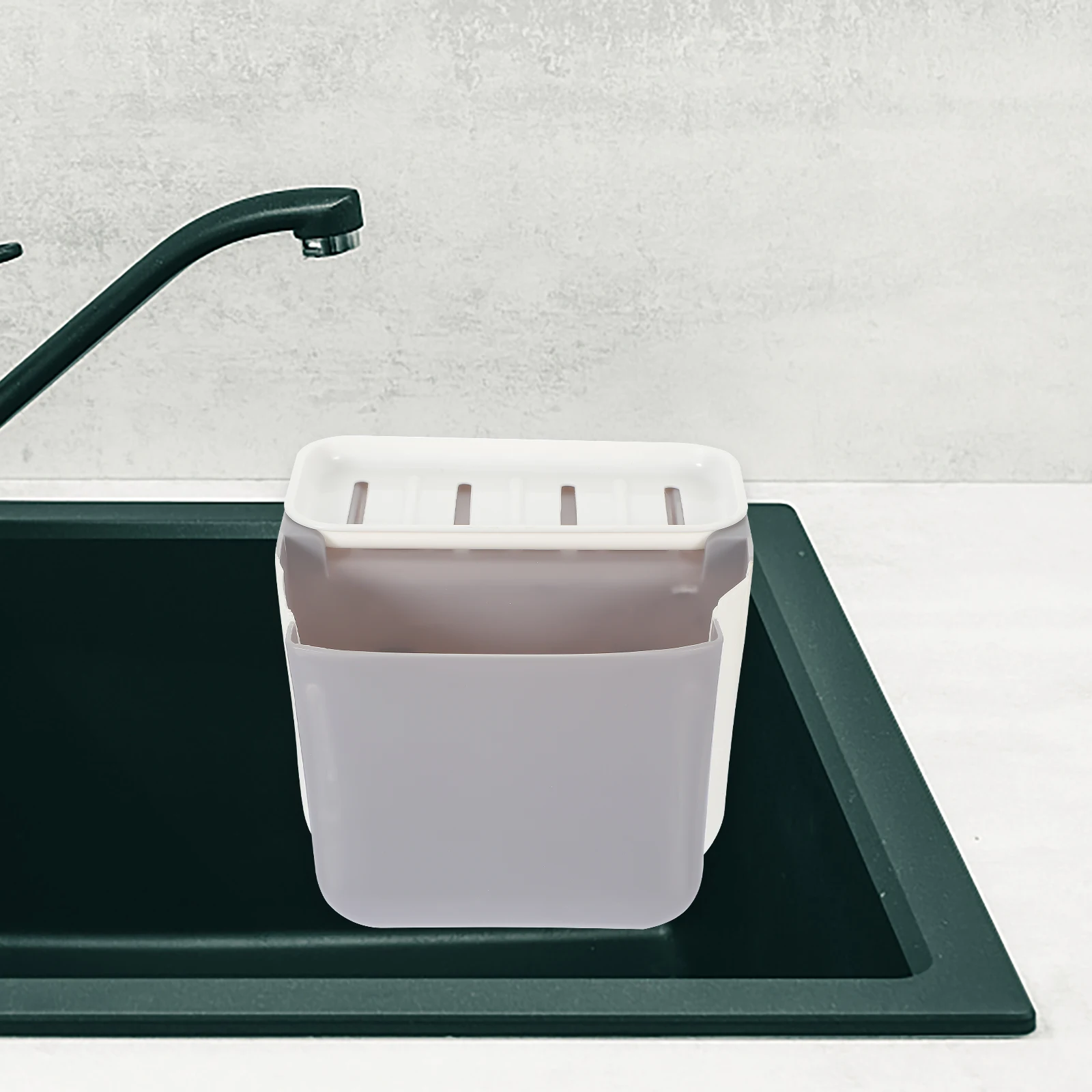 

Hanging Sink Basket with Suction Cups Kitchen Storage Drain Organizer Strainer Vegetable Fruit Waste Filter Efficient