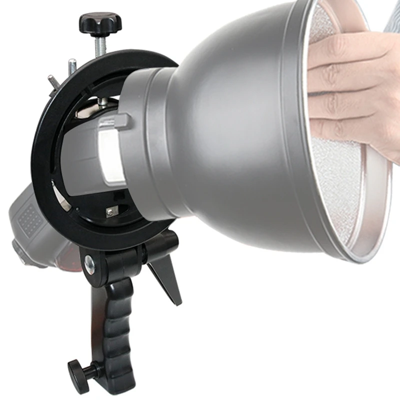 نوع قوس قوس تثبيت لضوء الفلاش ، Speedlite Snoot Softbox ، V850II ، 860II ، Ad200pro حامل