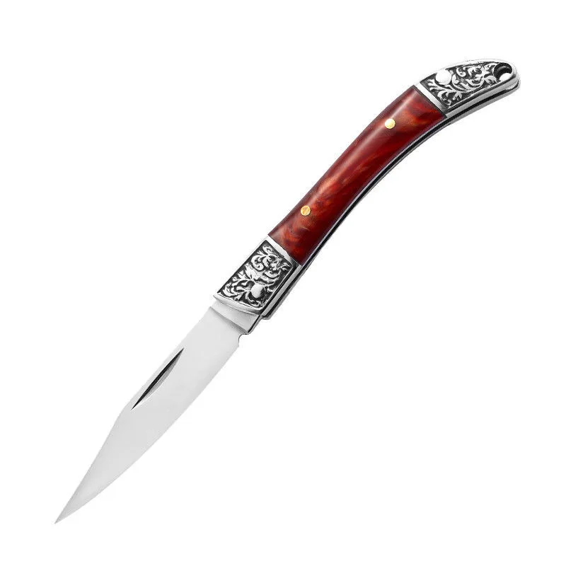 

Stainless Steel Folding Fruit Knife, Portable Peeling Knife for Kitchen & Outdoor