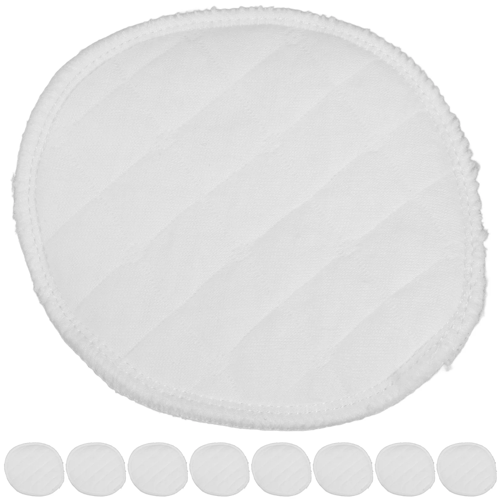 

10pcs White Cotton Nursing Pads Washable Reusable Thick Absorbent Prevent Milk Leakage Maternity Care Pad for Pregnancy