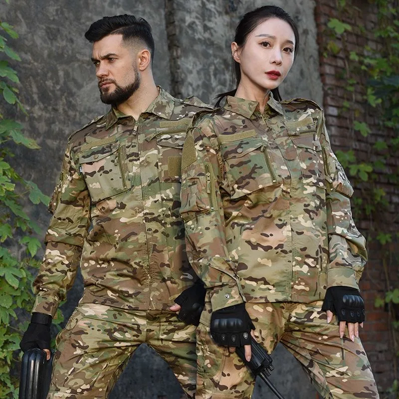 Military Uniform Tactical Uniform Sets Summer Thin Men's Sets Breathable Training Clothes Hunting Gear Outdoor Combat Uniforms
