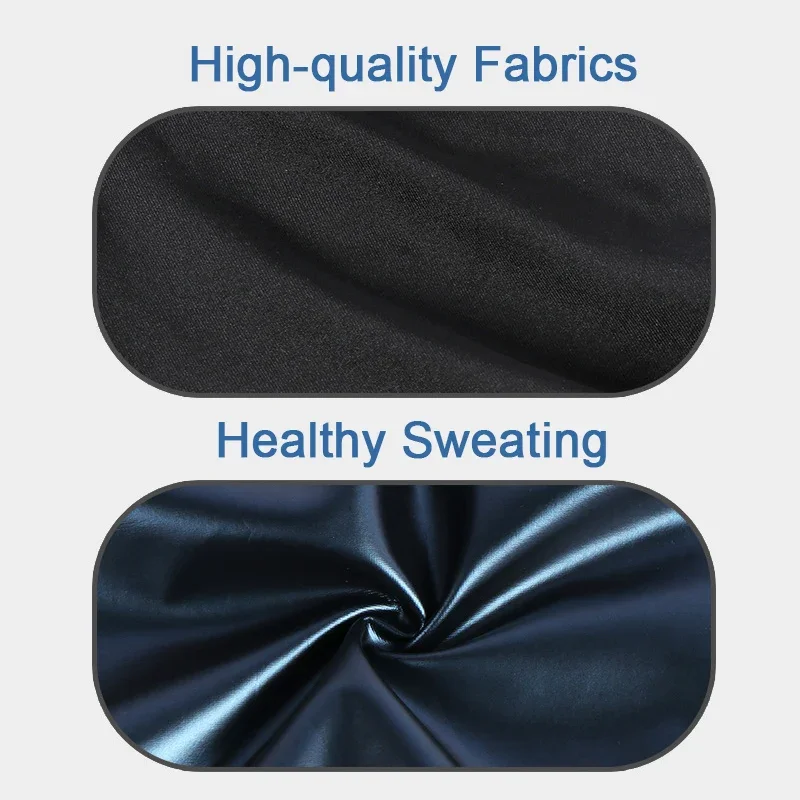 NEW Sweat Sauna Shorts Men\'s Fat Burning Waist Trainer High Waist Fitness Running Sports Underwear Slimming Pants Body Shapewear