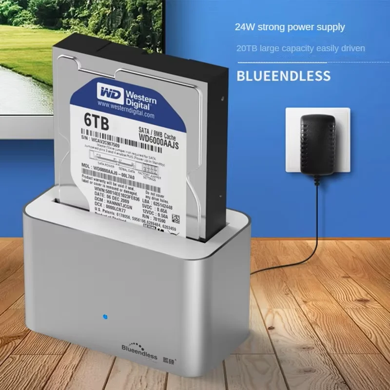 Venda usb 3.0 para sata 2.5/3.5 polegadas hdd base de unidade de estado sólido para 20tb hdd/ssd gabinete de disco rígido externo, desktop, laptop