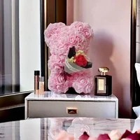 Foam rose teddy bear carry bouquet. Ideal for weddings, Mother's Day, thank you to nurses/teachers or other celebrations! 4
