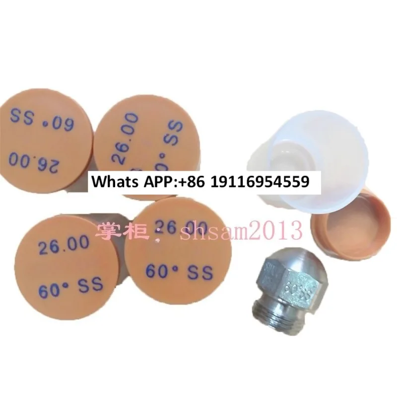 1pc  60 degree steel nozzle burner nozzle atomizer head, stainless steel