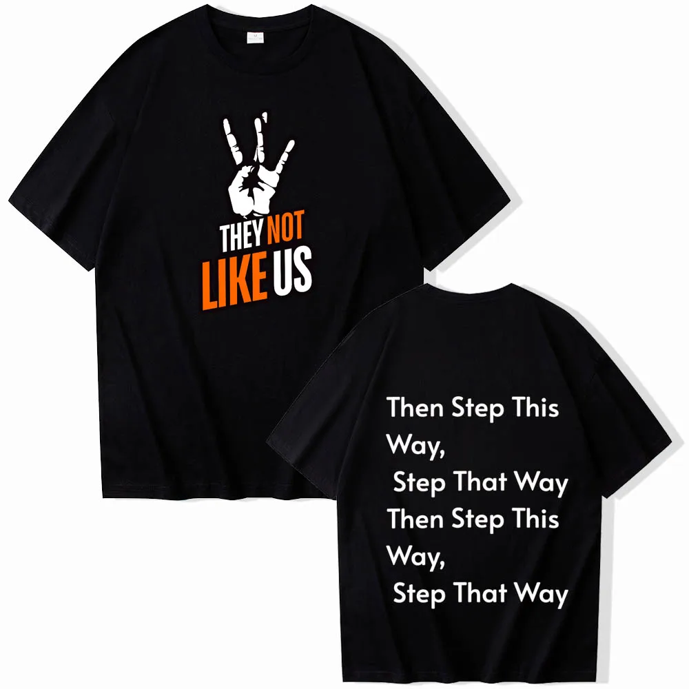 Kendrick Lamar Not Like Us T-Shirts Unisex Harajuku O-Neck Short Sleeve Popular Music Shirts Fans Gift