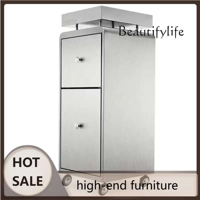 G45 Beauty Trolley Hair Salon Tool Cabinet Multifunctional Storage Rack Cutting Cabinet Hairdressing Salon Auxiliary Cart 미용실 트롤