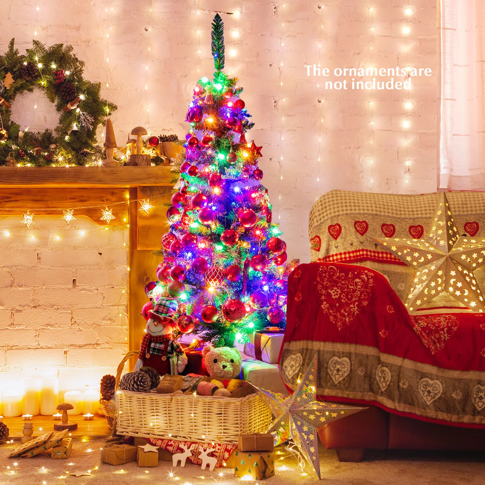 4.5Ft Pre-Lit Hinge… - image