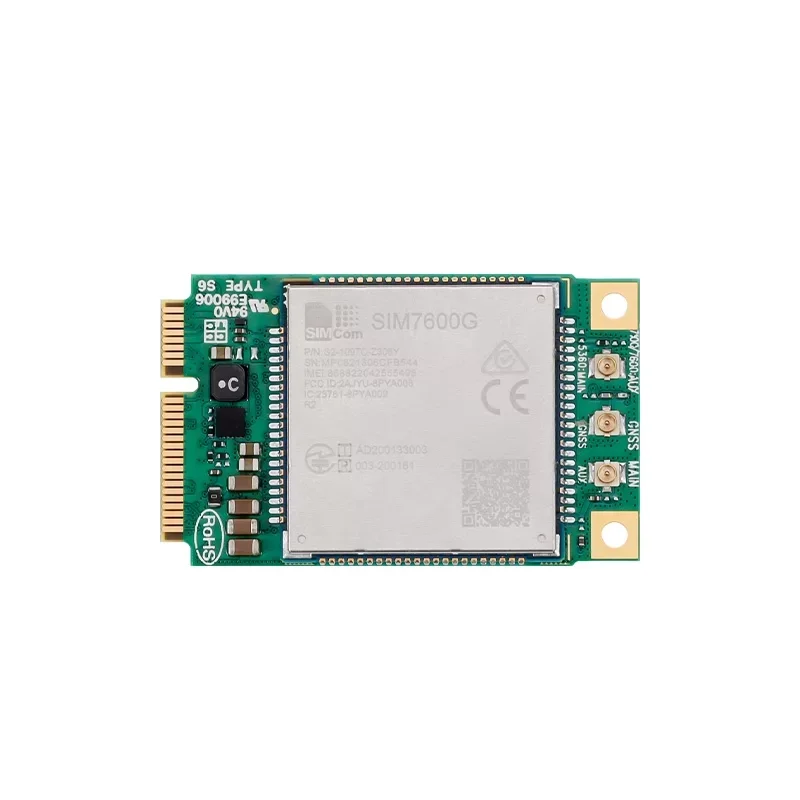 SIMCom SIM7600G-PCIE 4G  Global Coverage Band Module Wireless GSM/GPRS/EDGE Module IoT Module Mini-PCIE Interface