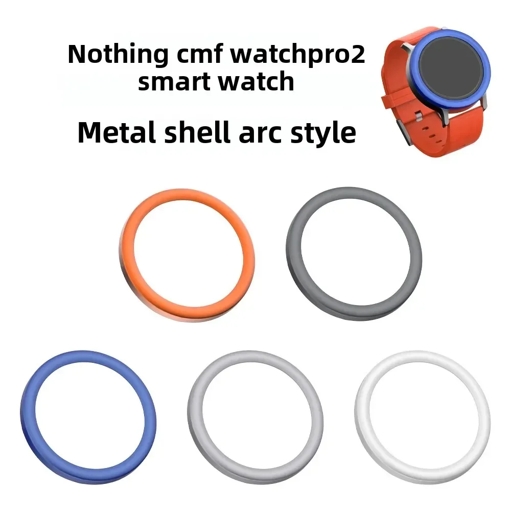 

Metal rounded bezel ring for CMF Watch Pro 2 Smart Watch Protector Case For Cmf By Noting Watch Pro 2 Replacement Cases