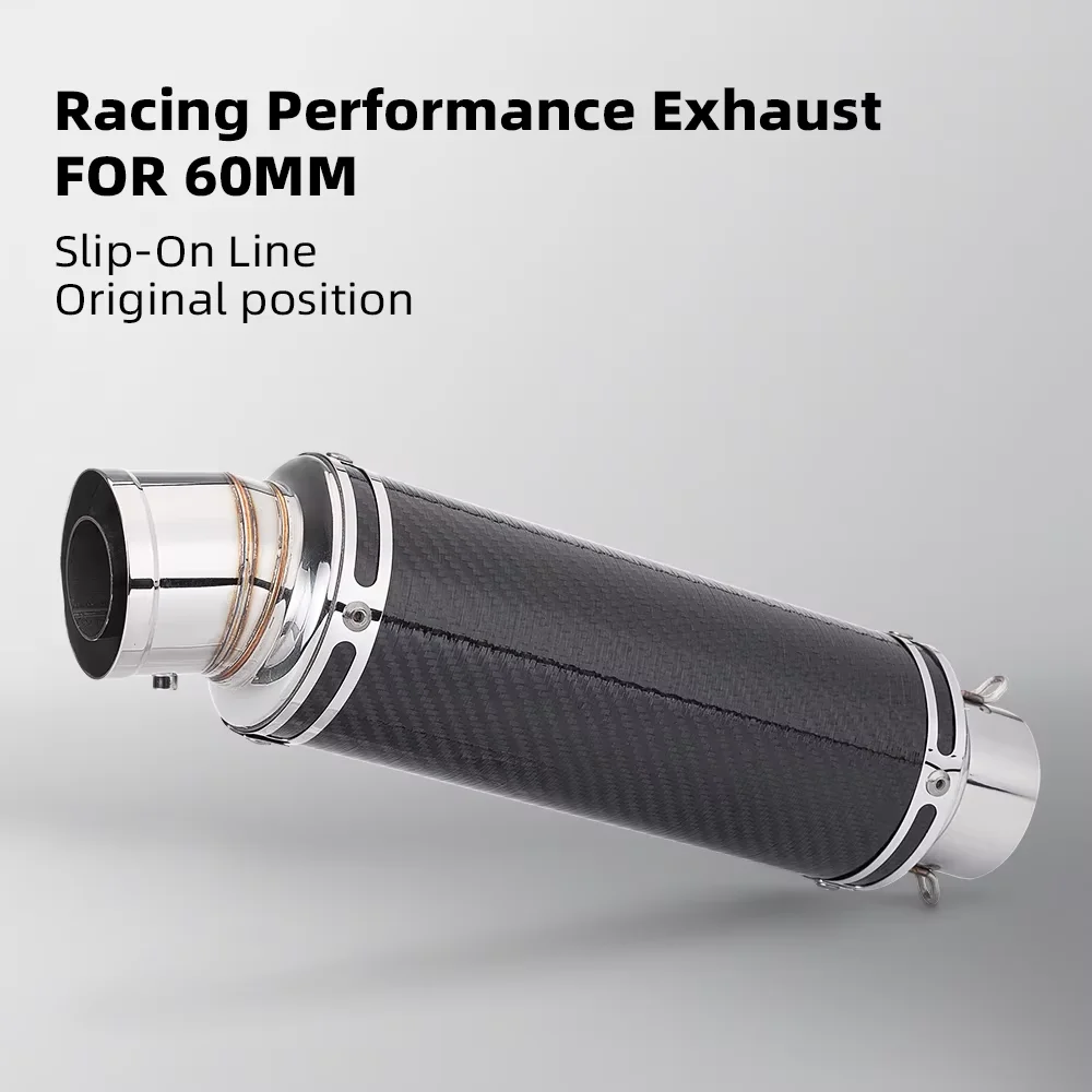 Silenziatore di scarico moto universale 51mm Racing Scooter Sport Bike prestazioni Silenziatore di scarico per Yamaha Honda pcx R6 xmax