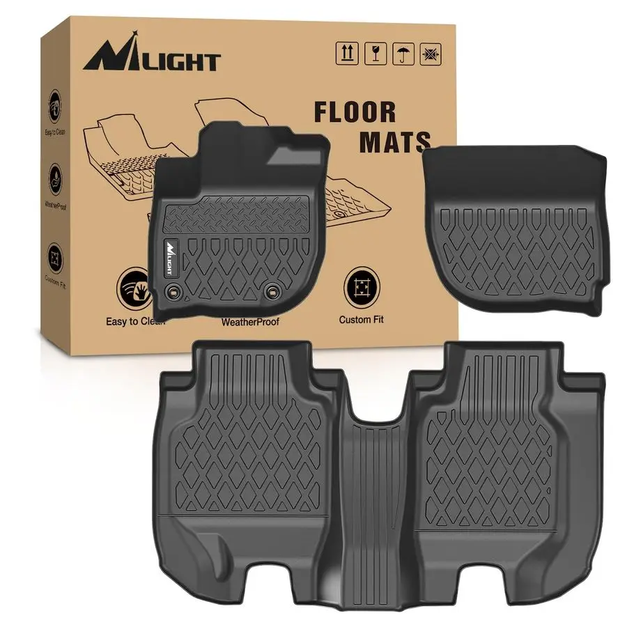 

TPE Floor Mats for Honda HRV HRV 2016 2017 2018 2019 2020 2021 2022,All Weather Custom Fit Heavy Duty Floor Liners