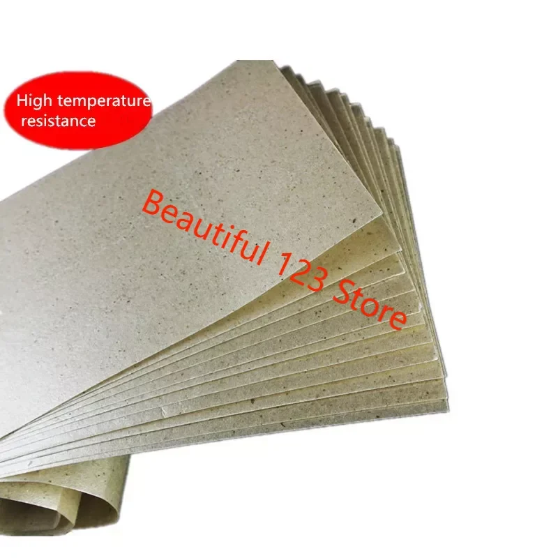 High Temperature Resistant Mica Paper Insulating Mica Sheet For Hot Air Gun Soldering Stations Grilling Heater 330mm*110mm 3Pcs