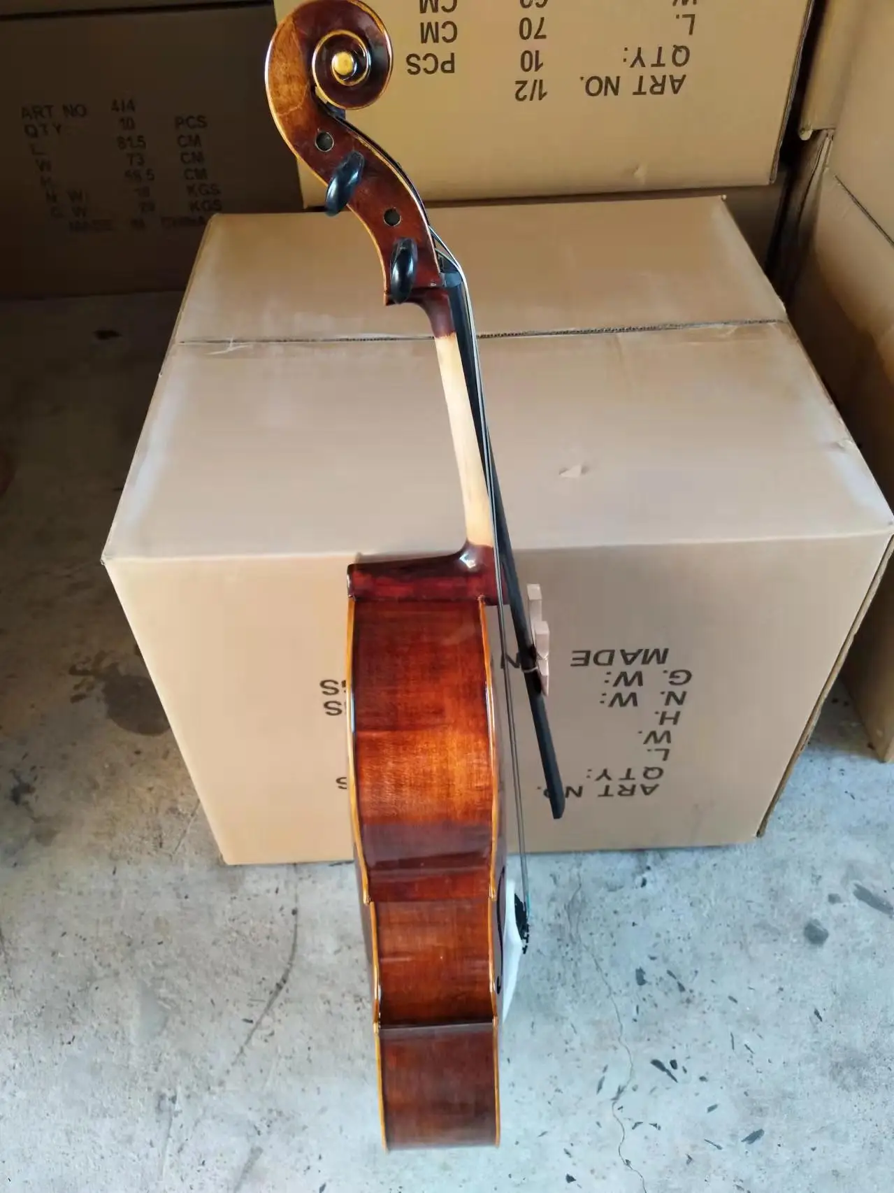 Tongling آلة موسيقية لهب الخشب الصلب 4/4 التشيلو الشعبي الساخن بيع #6