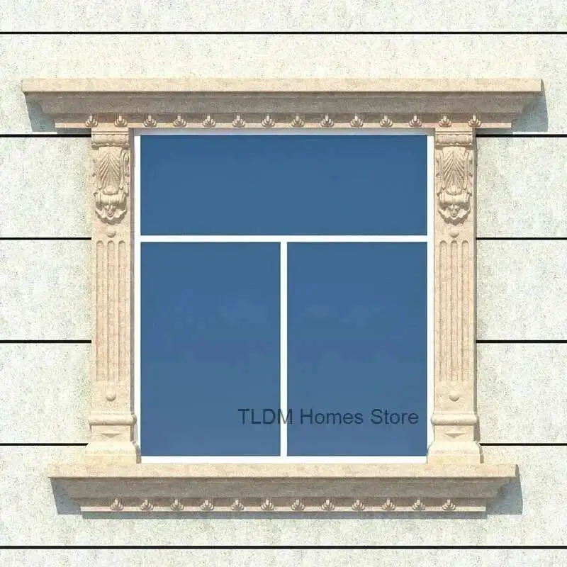 

Adjustable Roman Column Window Model ABS Multi Pattern Window Cover Molds European Villa Square Column Mold House Wall Decor