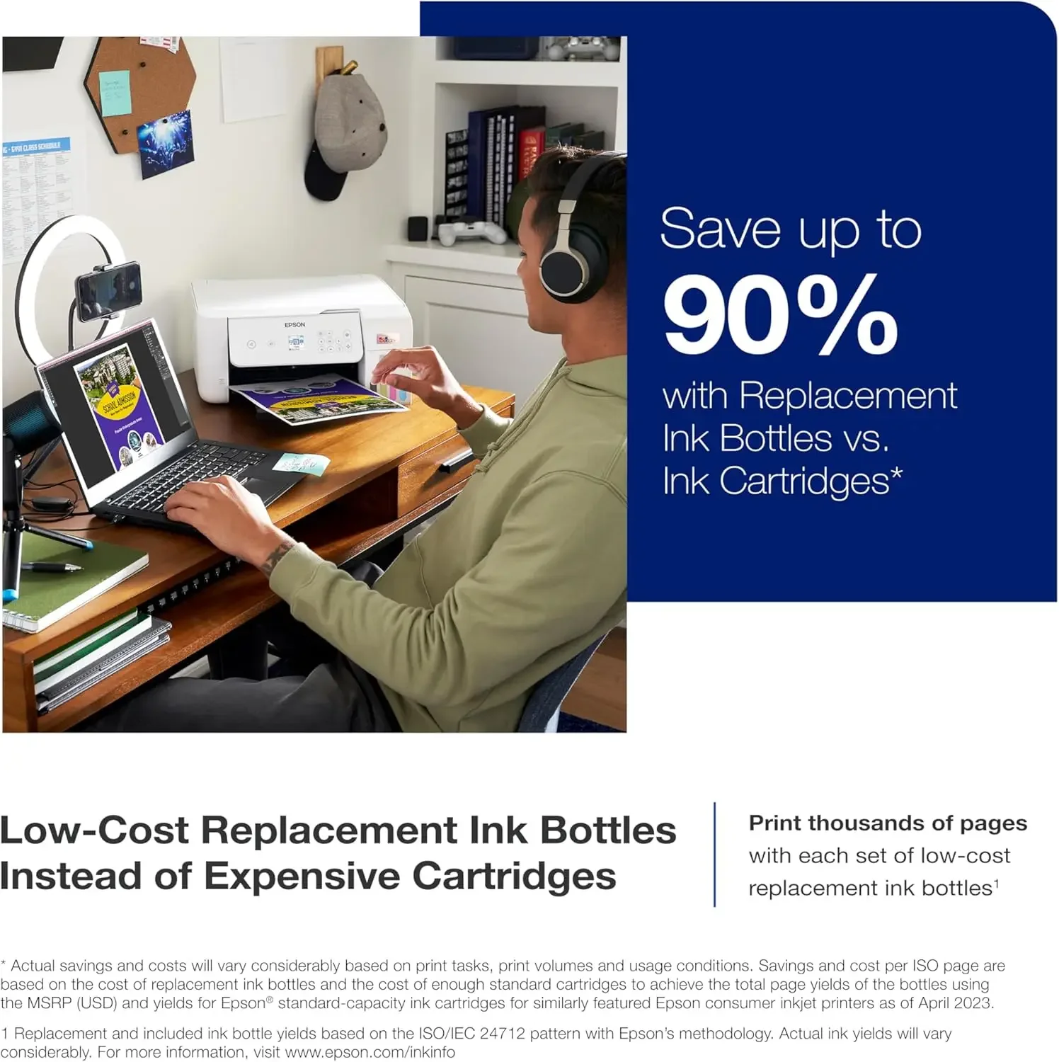 EcoTank ET-2800 Wireless Color All-in-One Cartridge-Free Supertank Printer with Scan and Copy – The Ideal Basic Home Pri