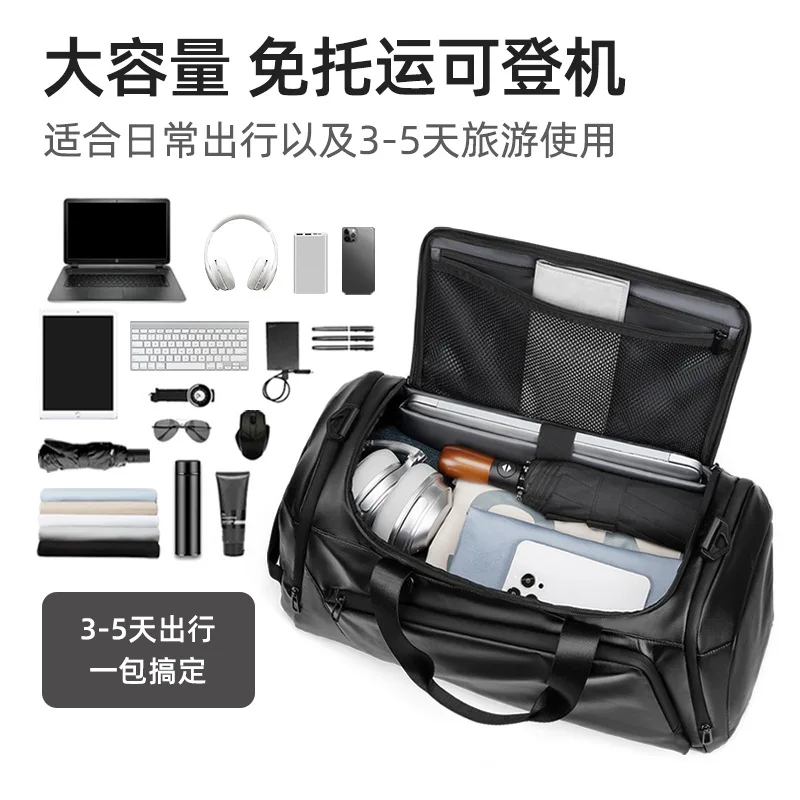 Bag Dry Wet Duffel Multifunction Travel Bag Business Travel Backpack Training Sling Bag Sports Durable Trip Waterproof