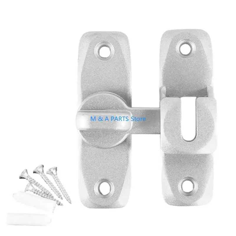 U1JF Reliable Bathroom Restroom Door Lock Latches For Motorhomes Camping Trailers Boats And Residential Spaces Made Of Aluminum