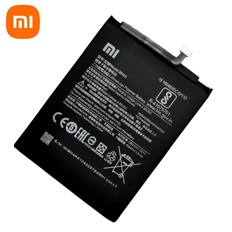 100% Original 4000mAh BN4A High Quality Phone Replacement Battery For Xiaomi Redmi Note7 Note 7 Pro M1901F7C Genuine Batteries