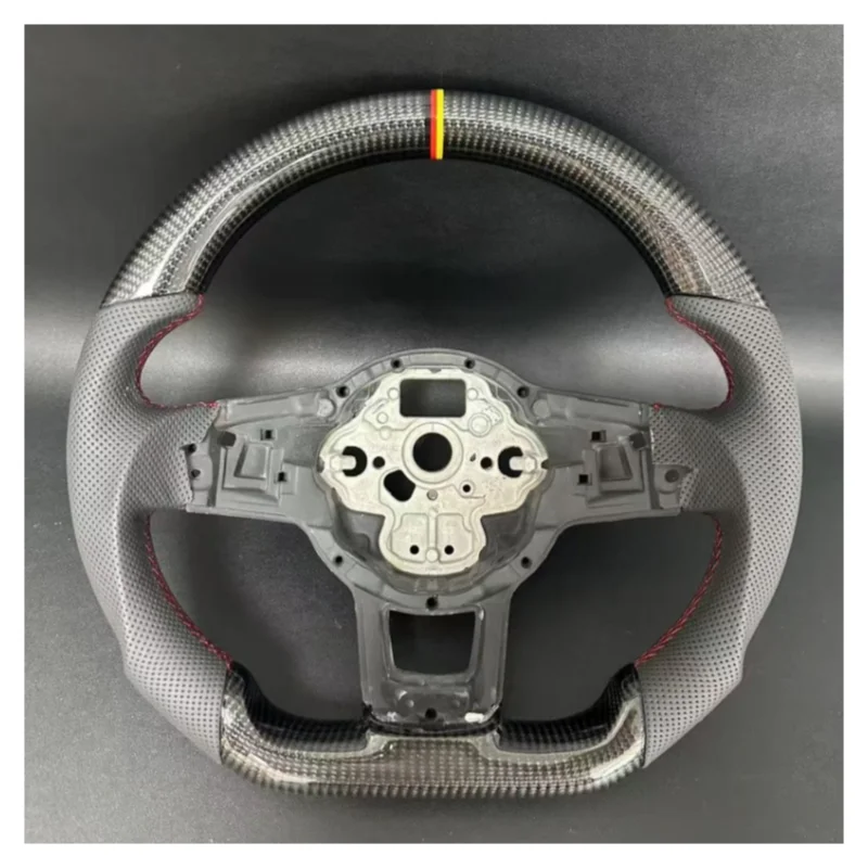 

Factory Price Carbon Fiber Leather Steering Wheel for Volkswagen Golf 7 7.5 GTI MK6 MK7 Steering Wheel