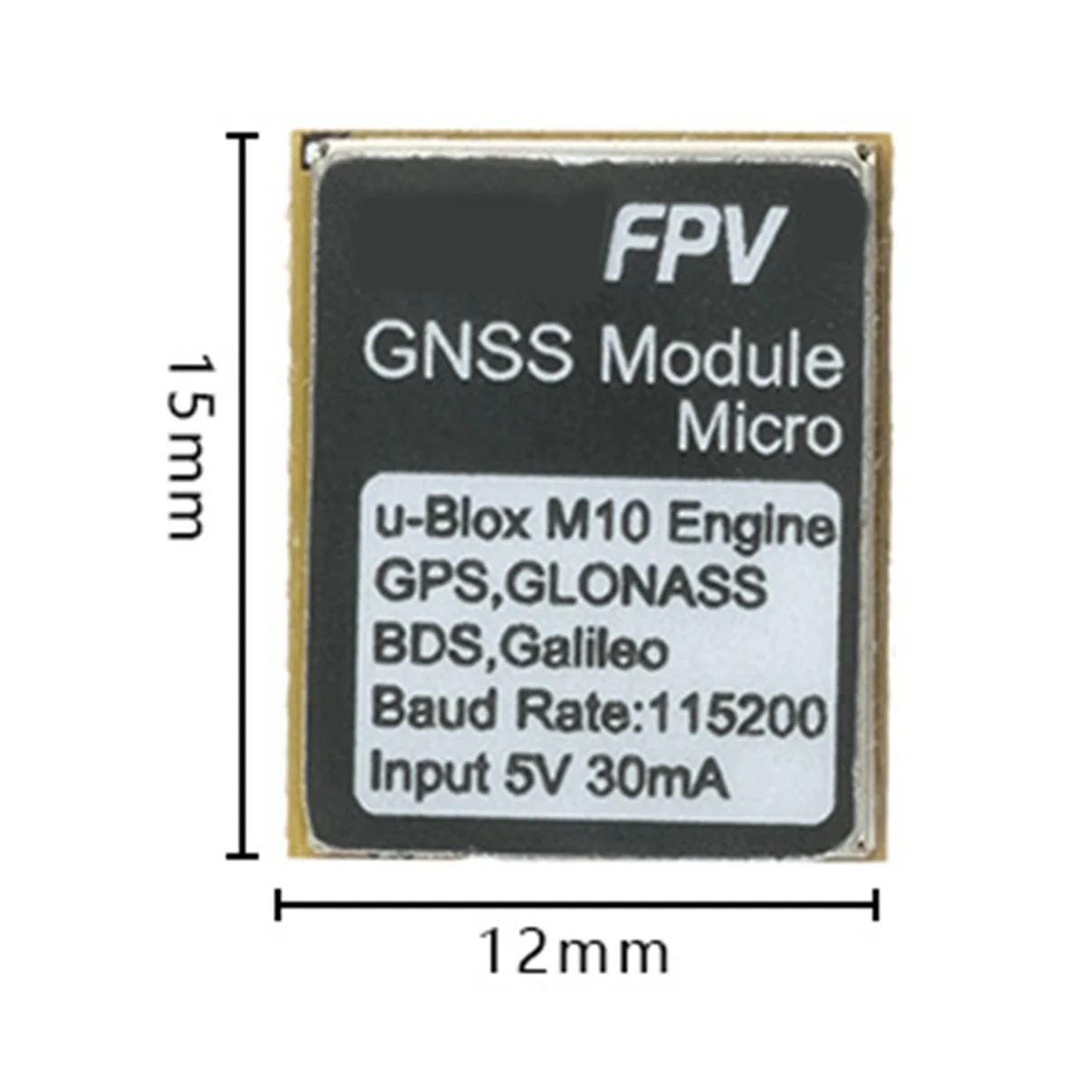 GNSS 마이크로 타입 M10 GPS 모듈 용 A07I RC FPV 프리 스타일 드론 DIY 부품 용 내장 세라믹 안테나