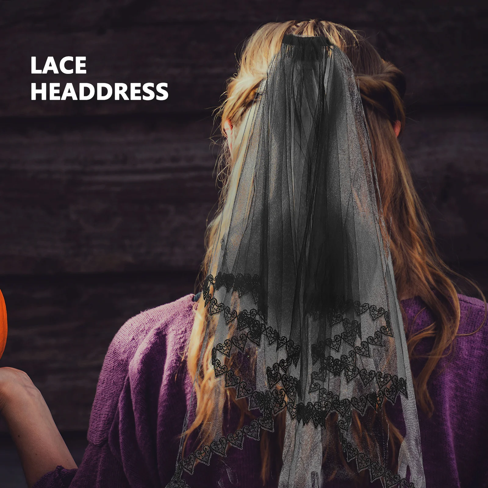 

Gauze Halloween Bridal Veil Special Focusing Point Add Charm to Your Costume Party Halloween Bridal Veil Veils for Brides