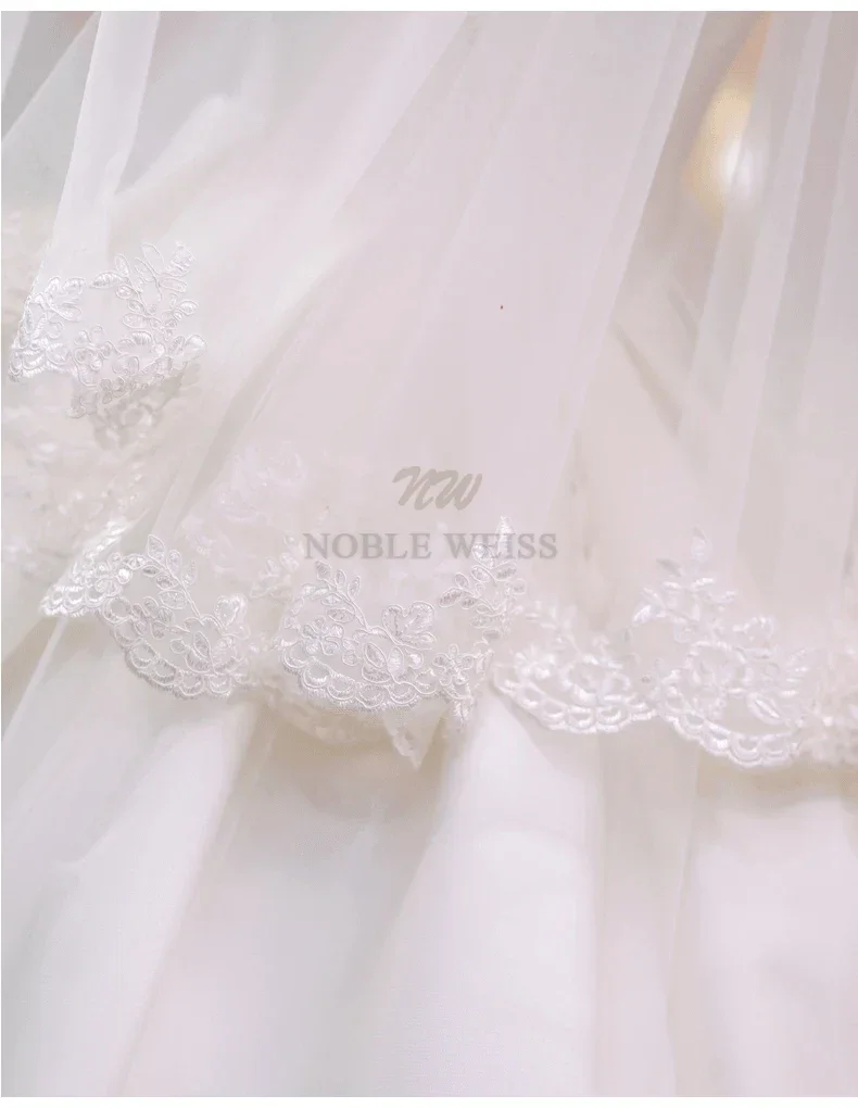 Lace Wedding Veil Appliques Bridal Veils Customized