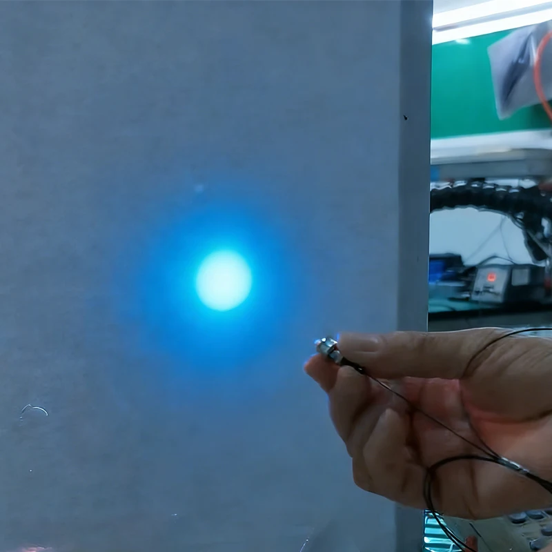 450nm 80mW Multimode 200um Blue Fiber Coupled Laser Module ACC Driver,FC-PC Connecter