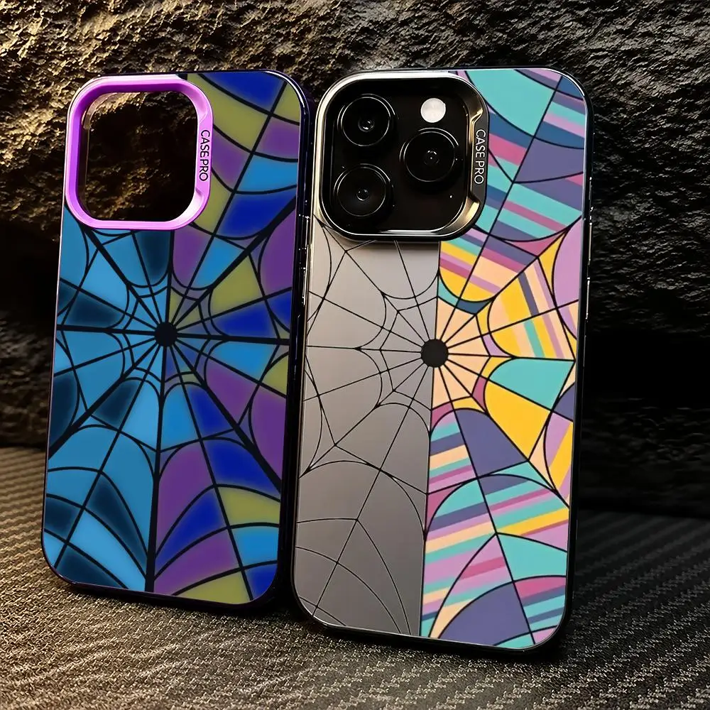 Wednesday Addams phone case Phone Case For iPhone 11/12/13/14/15/16/17 Pro Max Color Gradient TPU Case Shockproof Cover