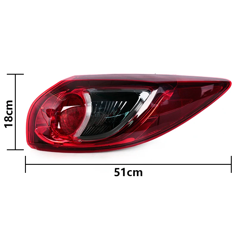 Car Rear Tail Light For Mazda Cx5 Cx-5 2013-2016 Brake Stop Reversing Brake Lamp Taillight Shell Without Bulb Auto Accessories