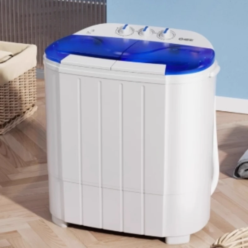 Dormitory household small new double bucket cylinder elution dual-purpose baby children's underwear mini washing machine