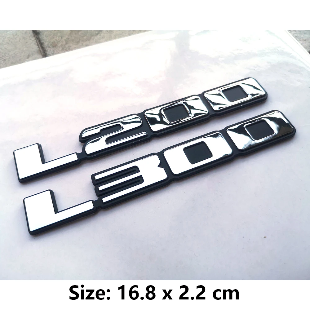 L200 L300 Emblem Badge Logo Decal Nameplate Sticker For MITSUBISHI TRITON SPORT L200 L300