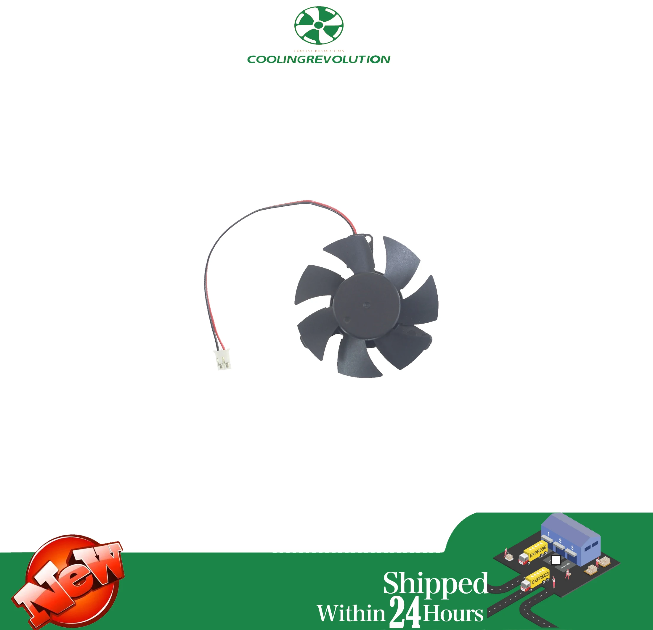 47MM GA51S2L DC12V 0,13A 2-pinowy wentylator karty graficznej