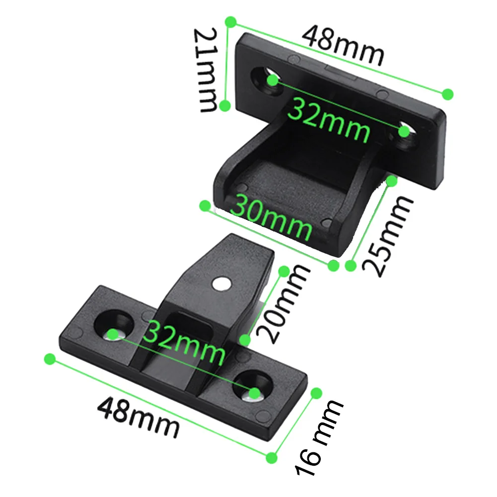 4 Pack Push In Fittings Press Fit Panel Clips Kitchen Plinth Fasteners Plastic Connection Fasteners Hardware