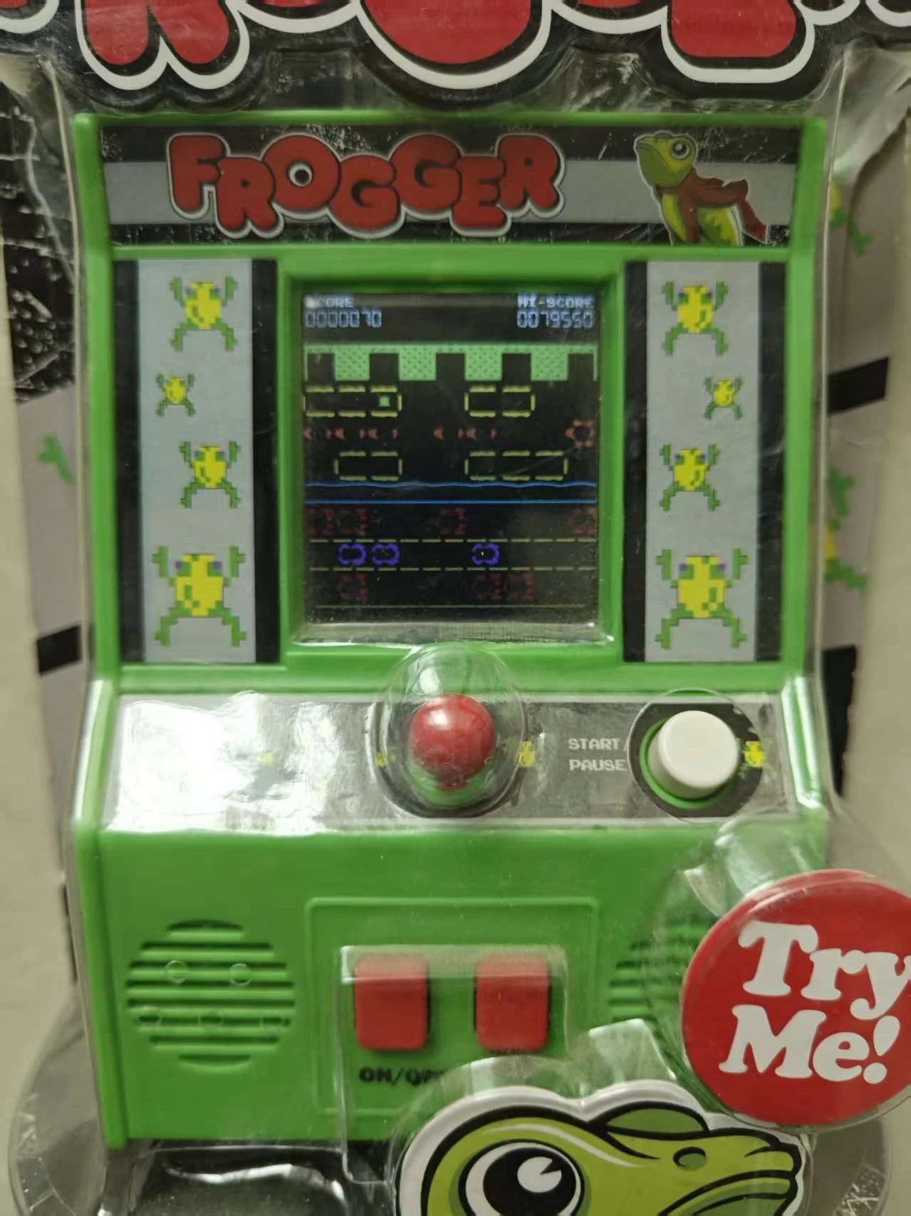 KONAMI FROGGER Arcade Classics RETRO Mini gioco portatile di Basic Fun anni '80 GAMES console di gioco retrò