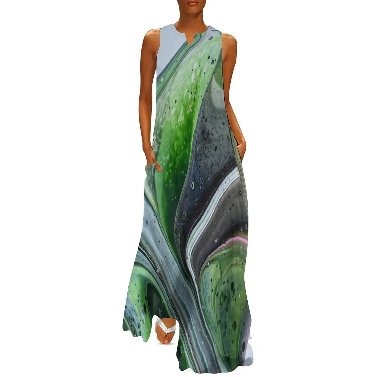 

Abstract 054 Long Dress Women's dresses Beachwear dress women summer chic and elegant woman dress