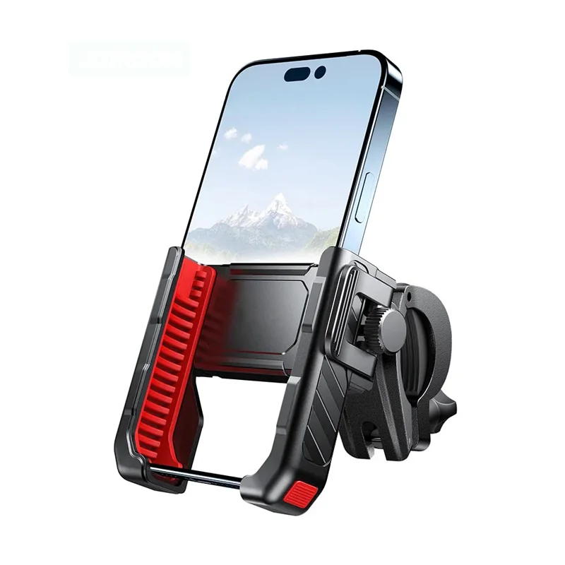 New metal mobile phone bracket car riding bracket bicycle electric clip mechanical stability universal.